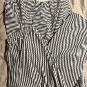 Striped sweatset, top and pants included